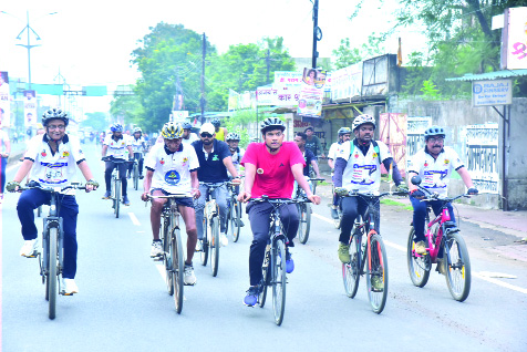 २ फेब्रुवारीला गोंदिया ते डोंगरगड ते गोंदिया सायकल वारीमध्ये जिल्हाधिकारी सायकल चालवत होणार सहभागी